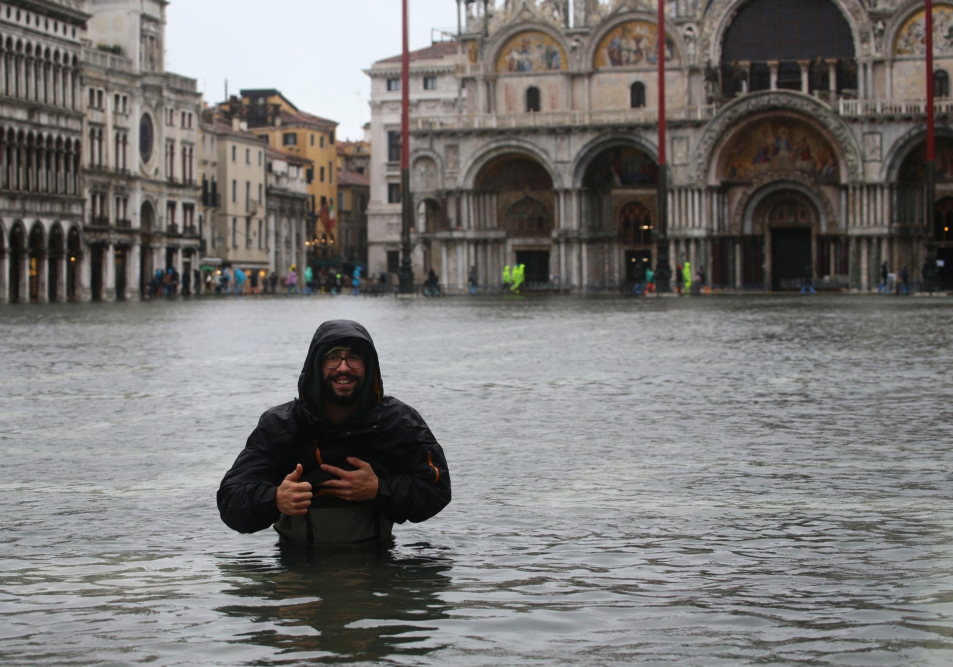 Venice, Italy entered a state of emergency, rising water level, the highest  flooding in 1966 - Washington Morning
