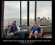 Ron Pavalonis and Godlewski near hotel window